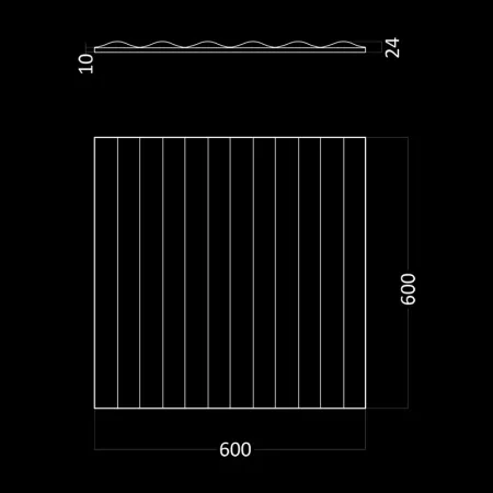 Гипсовая 3D панель Artpole HILSS