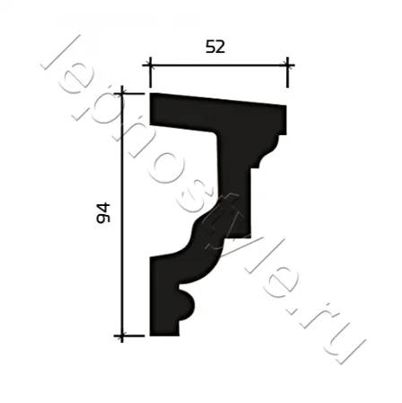 Подоконный элемент Европласт 4.82.202