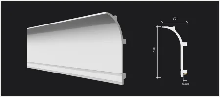 Карниз потолочный DECOR DIZAYN DD520