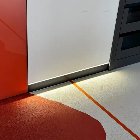 Плинтус скрытого монтажа Pro Design 323 без покрытия