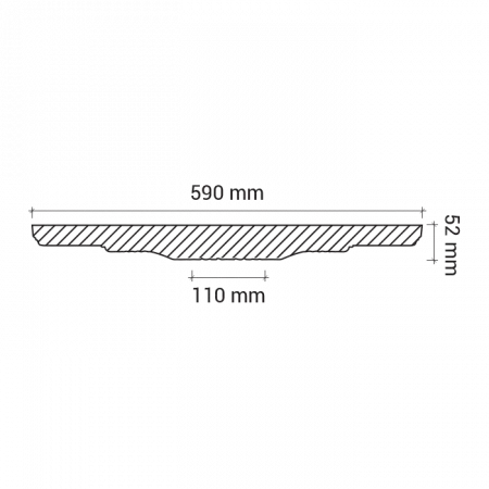 Розетка потолочная Европласт 1.56.023