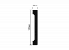 Плинтус напольный HIWOOD B150V1