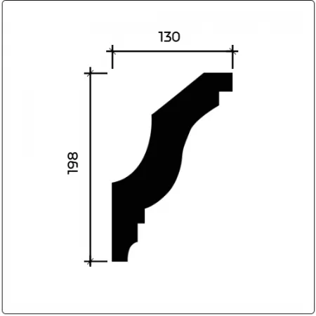 Карниз потолочный Европласт 1.50.273