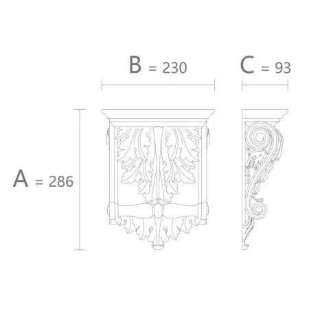 Кронштейн STAVROS KRPU-047