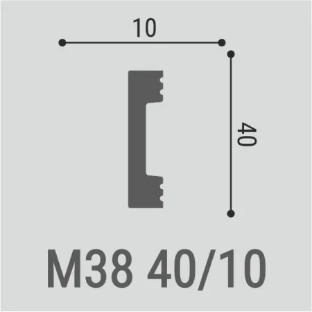 Молдинг Bello Deco М38 40/10