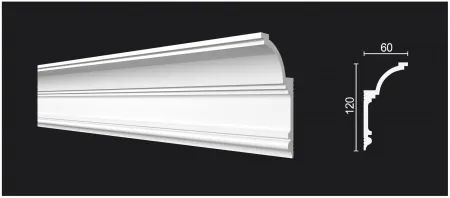 Карниз потолочный DECOR DIZAYN DD517