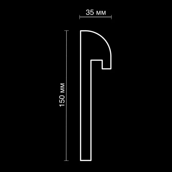Плинтус напольный Artpole LPL10