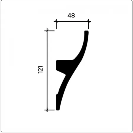 Карниз потолочный Европласт 6.50.229