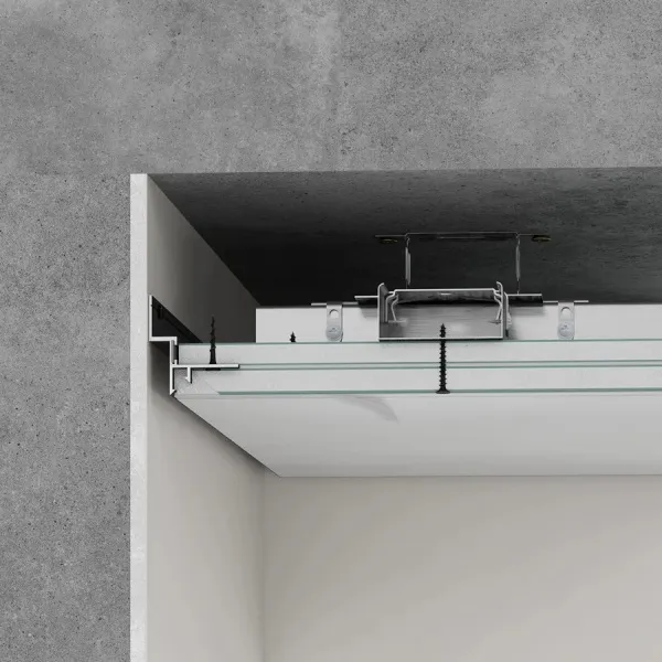 Теневой профиль потолочный GIPS REGULAR, без покрытия