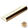 Профиль для плитки внешний 10 мм (латунь полированная)