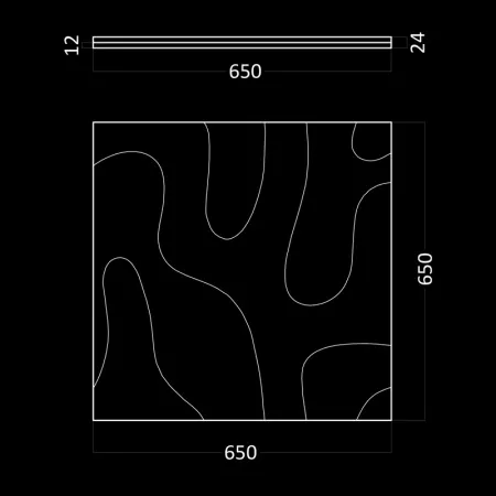 Гипсовая 3D панель Artpole Foggy-2