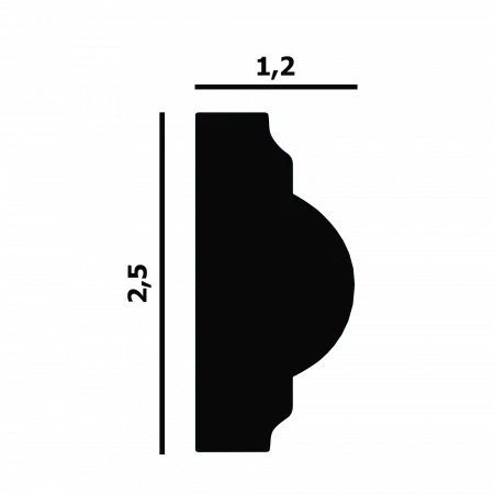 Молдинг Перфект Plus Р35 Гибкий