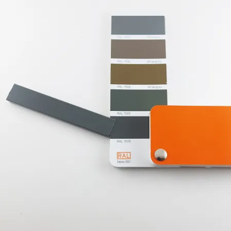 Микроплинтус 11 мм ФЕСО с пружинами RAL 7010 брезентово-серый