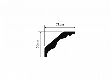 Карниз потолочный HIWOOD A90E2