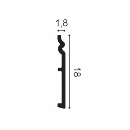 Плинтус напольный Orac Decor SX 206