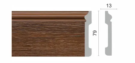 Плинтус напольный DECOR DIZAYN 005-85SH
