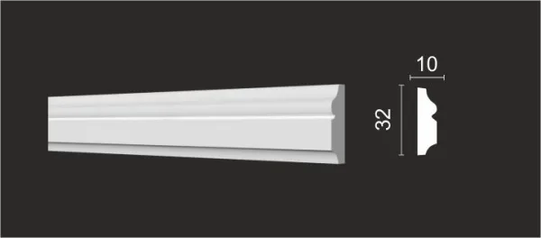 Молдинг DECOR DIZAYN DD603