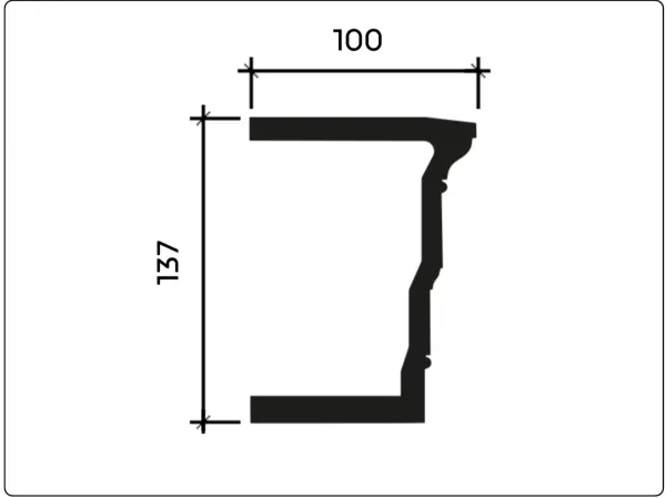 Фасадный декор архитрав Европласт 4.34.301
