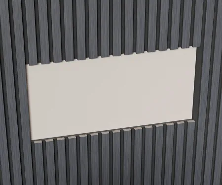 Акустическая панель COSCA черный войлок  Дуб антрацит темно-серый/2750