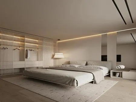 Теневой профиль потолочный GIPS под подсветку, черный муар