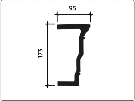 Фасадный декор архитрав Европласт 4.04.302