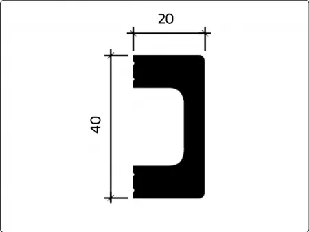 Молдинг Европласт U.6.51.411