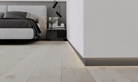 Скрытый плинтус / Теневой профиль Ликорн Чёрный С-04.2.3