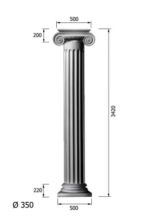 Колонна DECORUS KLN-350