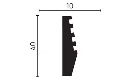 Молдинг DECOR DIZAYN DD619