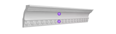 Карниз потолочный гипсовый Artpole SK307N  (наборный)