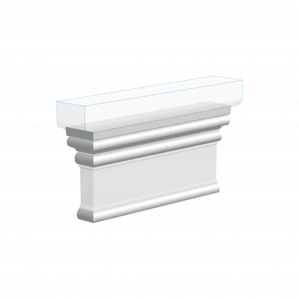 Обрамление дверей капитель Ultrawood D4100