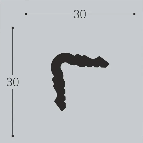 Внешний угол Bello Deco У2 30/30