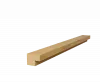 Торцевая рейка с пазом, МДФ, дуб медный/2750