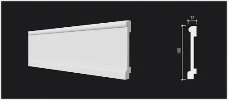 Плинтус напольный DECOR DIZAYN DD712