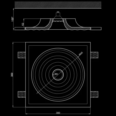 Гипсовый светильник Artpole SGS15
