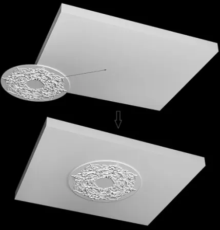 Розетка потолочная Artpole SR60N/V