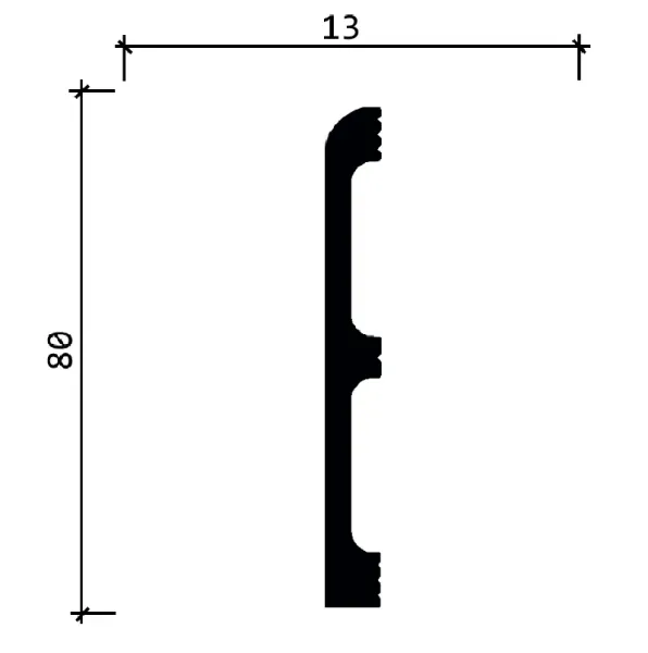 Плинтус напольный DECOR DIZAYN 706-100SH