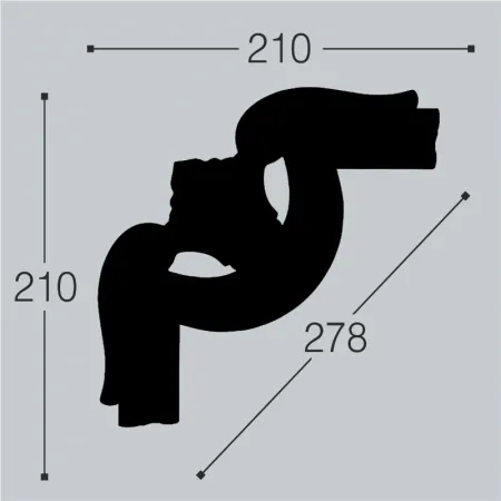 Угловой элемент Bello Deco М15/У2