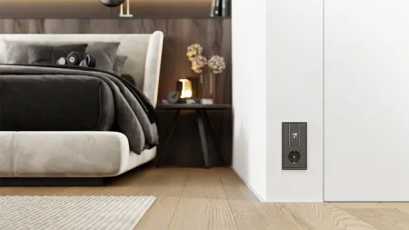 Микроплинтус ФЕСО с пружинами RAL 9002 серо-белый