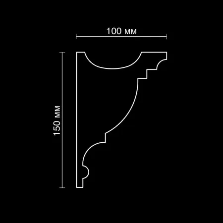 Карниз потолочный гипсовый Artpole SKTL148