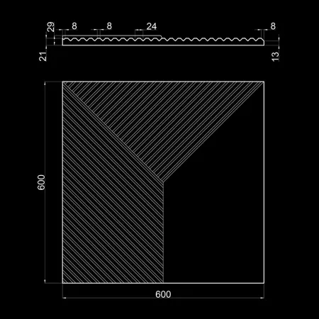 Гипсовая 3D панель ARCHIMEDE 3