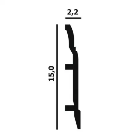 Плинтус напольный Перфект Plus Р63