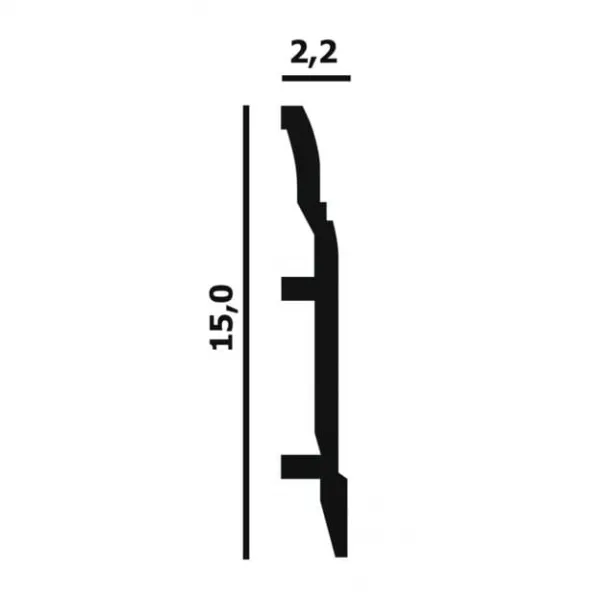 Плинтус напольный Перфект Plus Р63