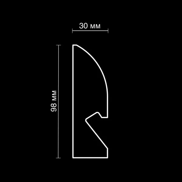 Плинтус напольный Artpole LPL2