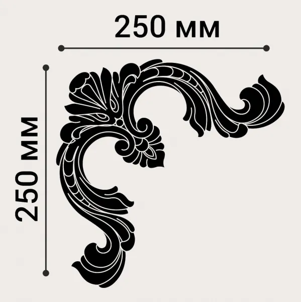 Угловой элемент Де-Багет М30У2