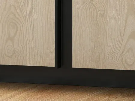 Теневой плинтус LACONISTIQ REVERSE 2.0 с кромкой 1.5мм., для панелей и керамогранита, Белый муар