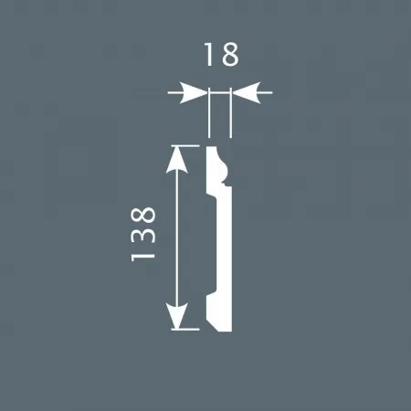 Плинтус напольный COSCA PX006