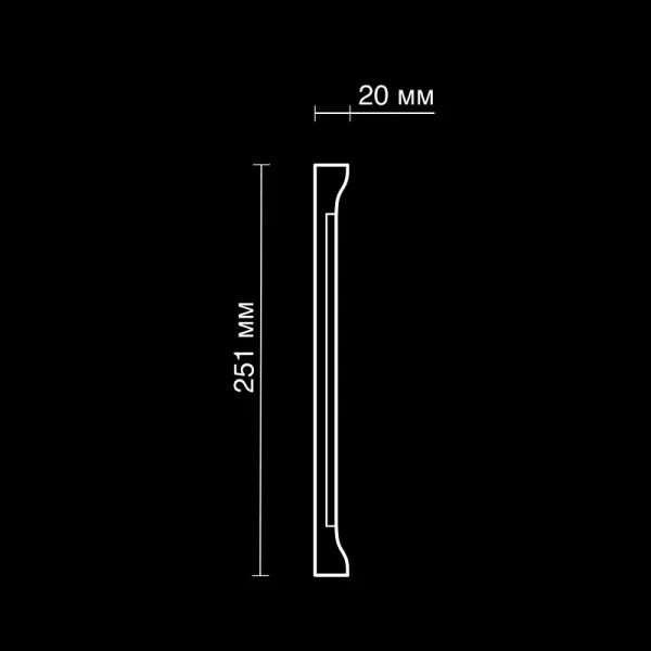 Фриз гипсовый Artpole SF49V (вентиляционный)