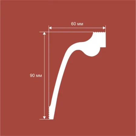 Карниз потолочный COSCA KX066
