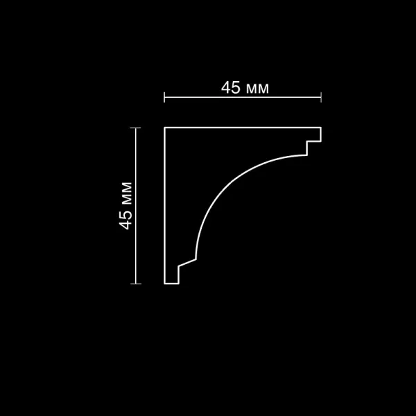 Карниз потолочный гипсовый Artpole SKT270